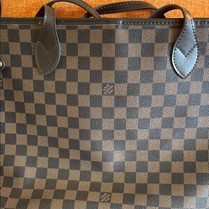 LOUIS VUITTON DAMIER EBENE NEVERFUL